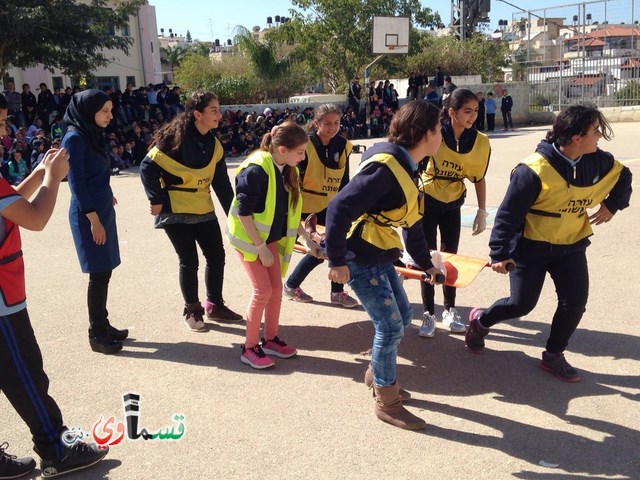 كفرقاسم : نظام وانتظام ومسؤولية في التمرين المدني في مدرسة جنة ابن رشد الابتدائية 